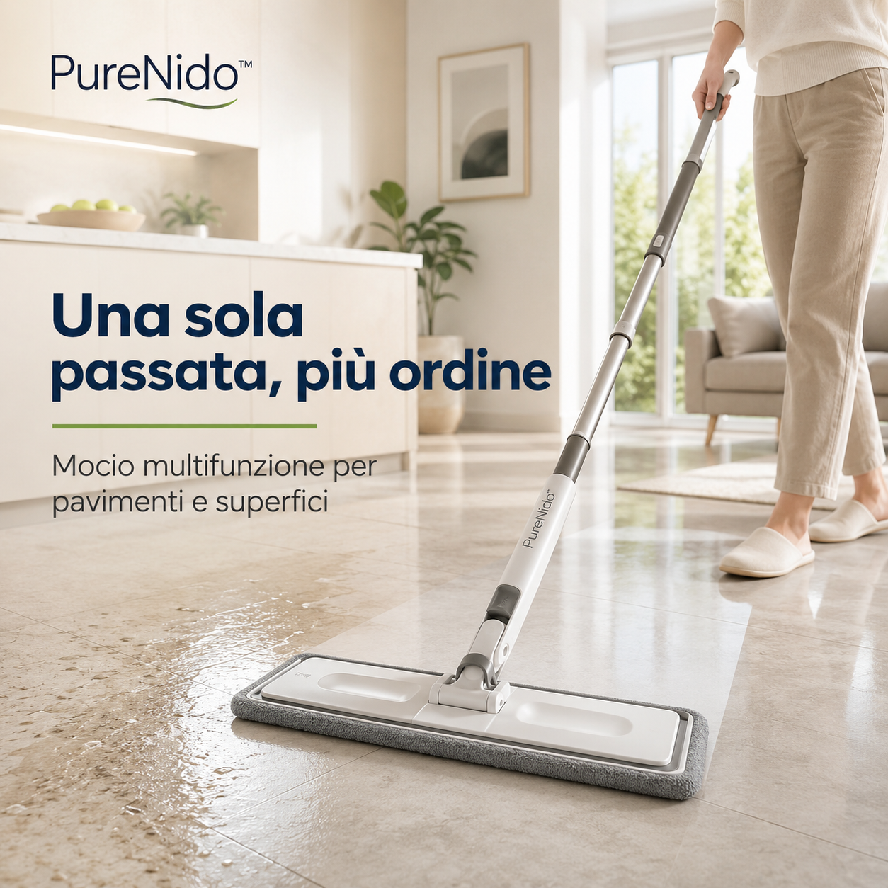 PureNido™ SurfaceMop – Mocio Lavasuperfici Multifunzione