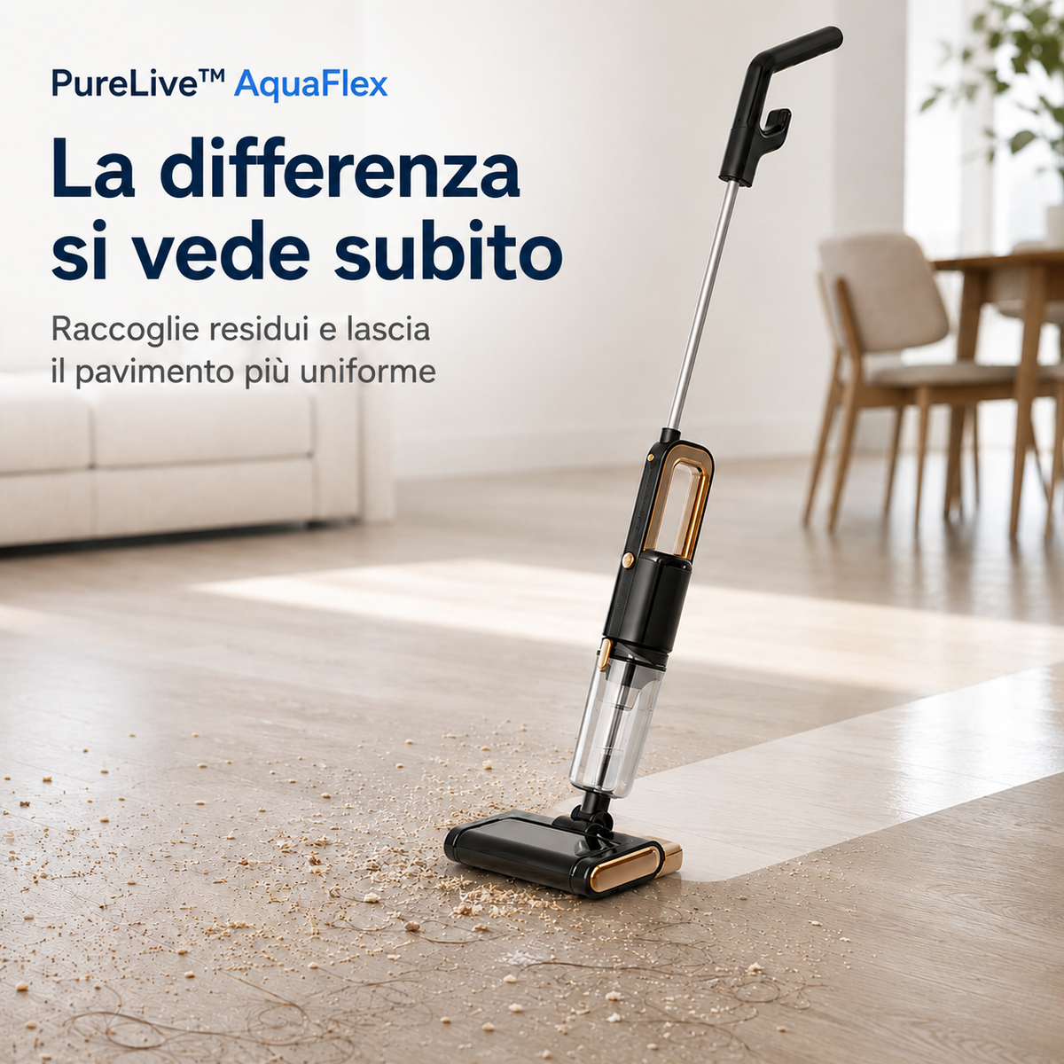 PureLive™ AquaFlex – Aspirapolvere e Lavapavimenti 2 in 1